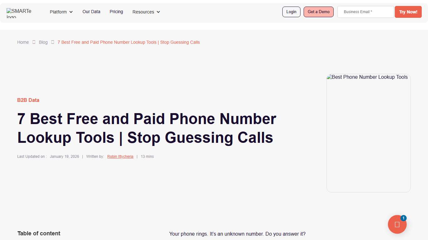 7 Best Free and Paid Phone Number Lookup Tools | Stop Guessing Calls