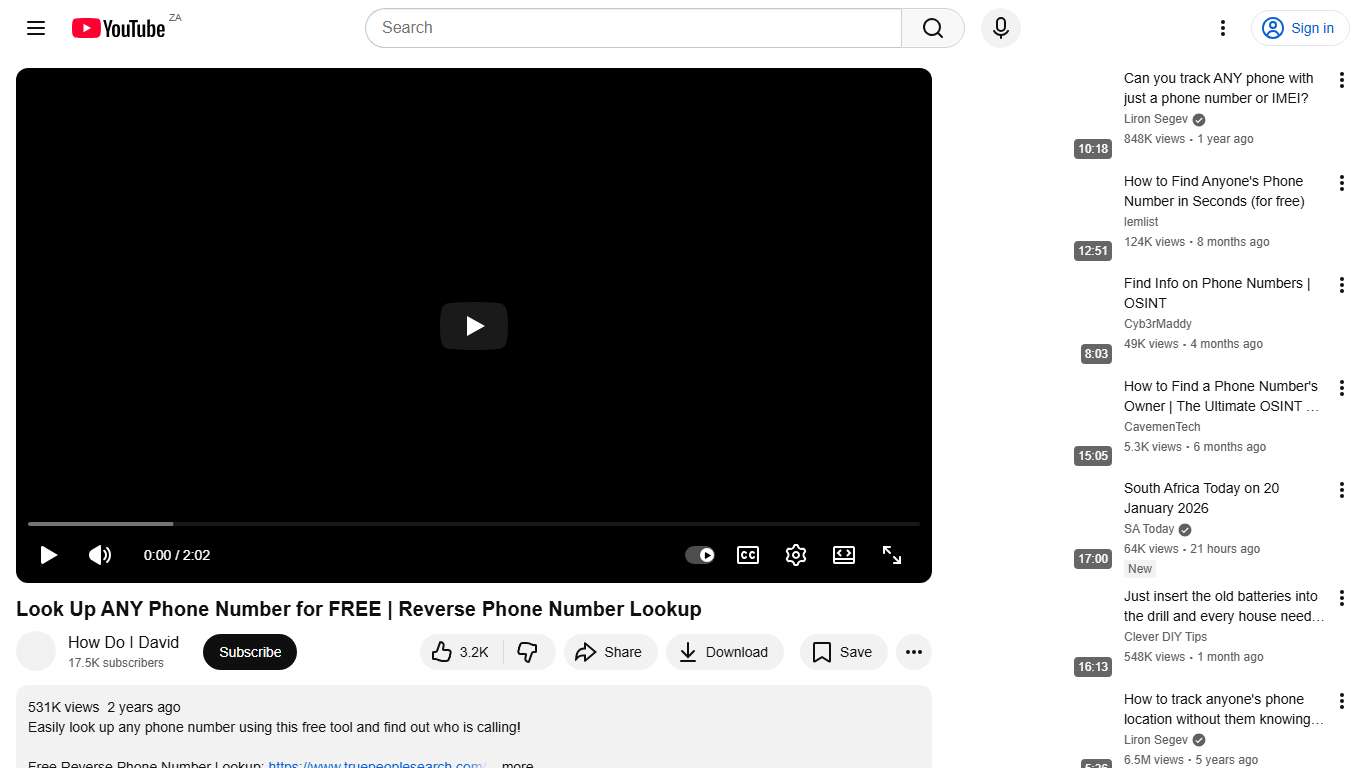 Look Up ANY Phone Number for FREE | Reverse Phone Number Lookup - YouTube